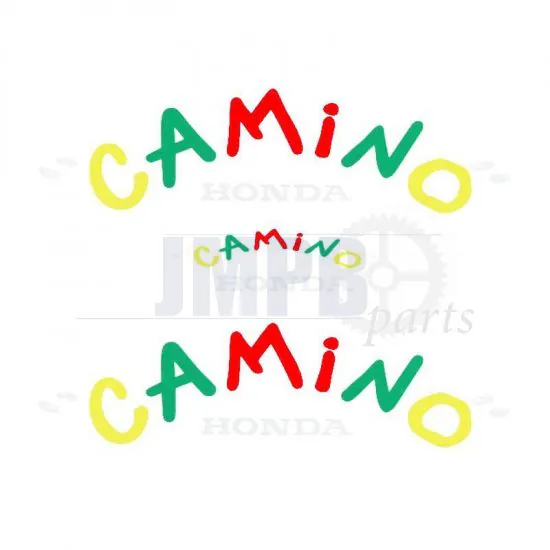 Stickerset Honda Camino Funny Multi - Black Tank