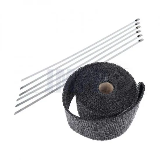 Exhaust Heat Wrap Black 50MM / 5 Meter