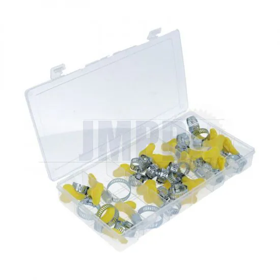 Assortment set Wing Hose Clamps - 26 Pieces