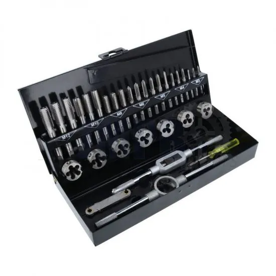 Tap and Die Set 31-Pieces M3>M12
