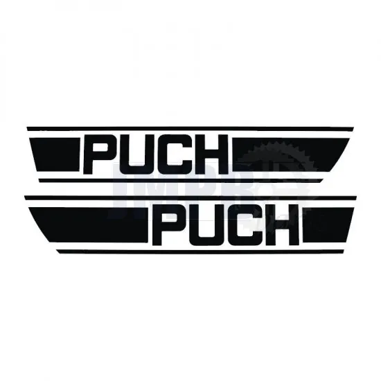 Tanktransferset Puch X30 Black
