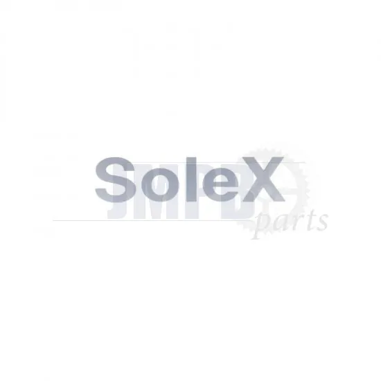 Sticker Solex Silver Straight 62X15MM