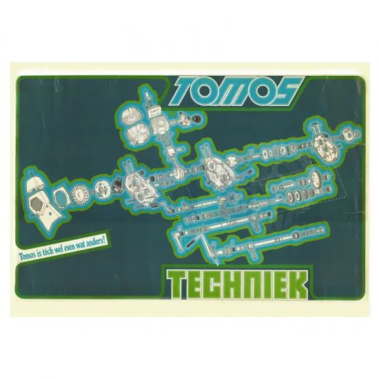 Poster "Tomos Techniek" Reprint
