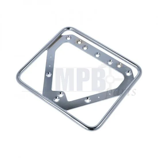 License plate holder RETRO Chrome