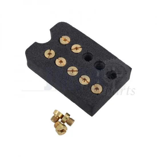 Main Jet Kit Dellorto 6MM 10 Pieces 125-148