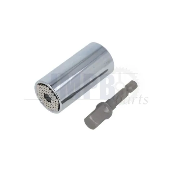 Universal socket 3/8" 7-19MM