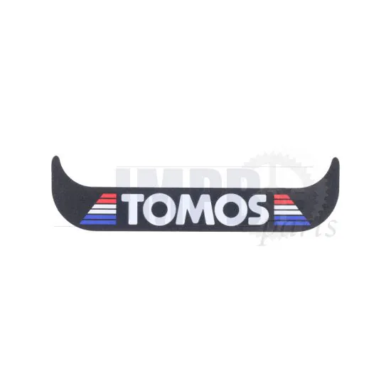 Sticker License Plate Holder Small Tomos Red/White/Blue