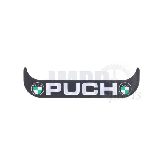 Sticker License Plate Holder Small Puch Logo Black