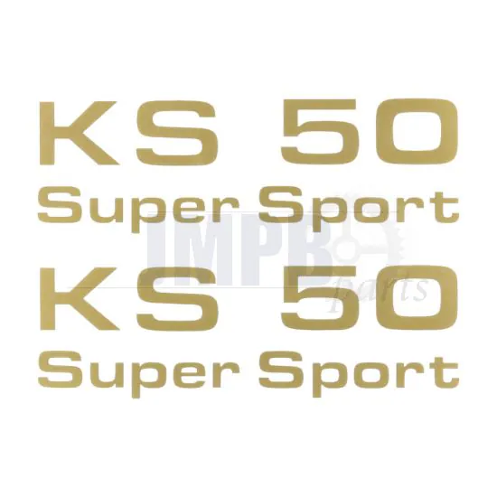 Aufklebersatz Zundapp KS50 Super Sport Gold
