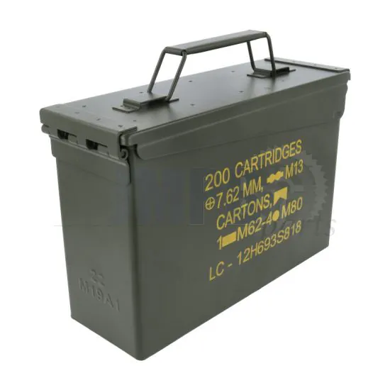 Ammo Box .30 Cal Metal with Print