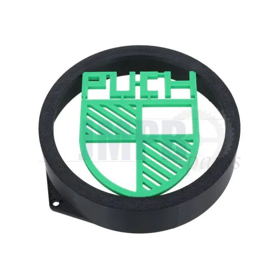 Flywheel lid with Puch Logo Green Low
