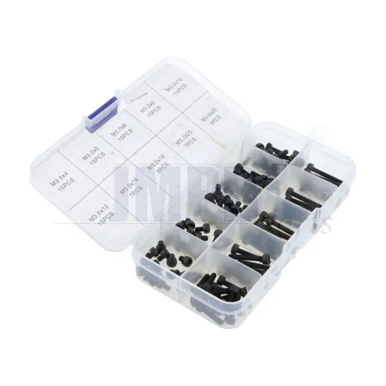  Assortiment Set Bolts Allen - 120 Pieces