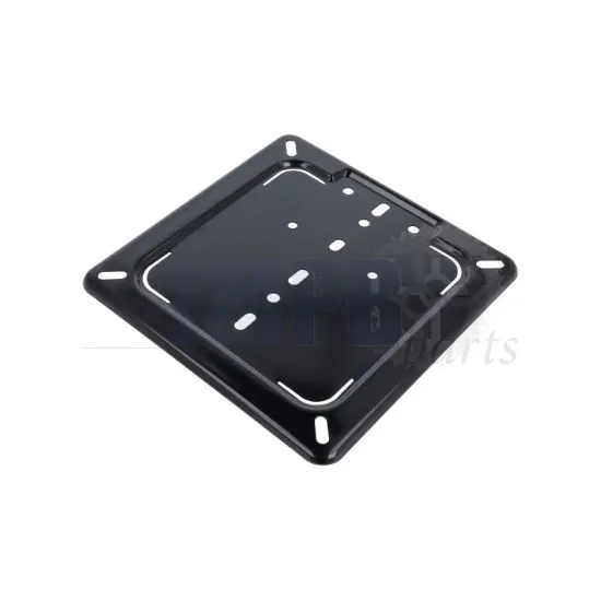 License Plate Holder Motorcycle Black Classic