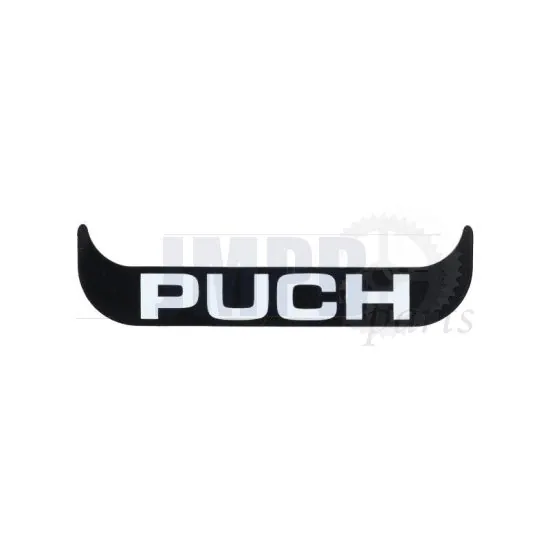 Sticker License Plate Holder Small Puch Text Black