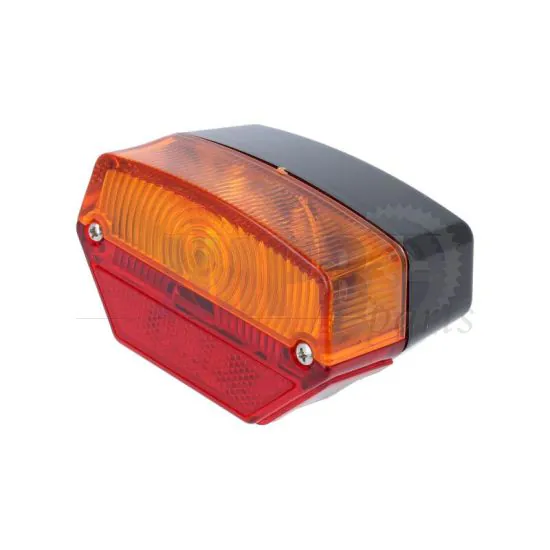 Taillight ULO Orange/Red Universal