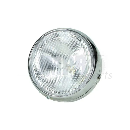 Headlight Round Chrome 140MM with Switch
