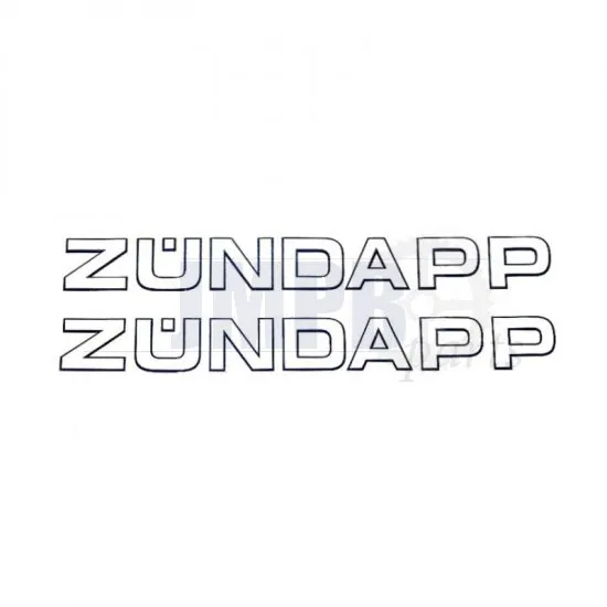 Stickerset Zundapp Tank 2 pieces