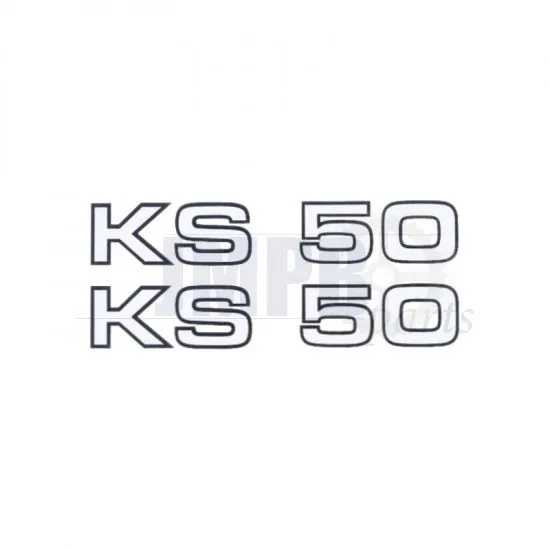 Stickerset Zundapp KS50 - 2-pieces