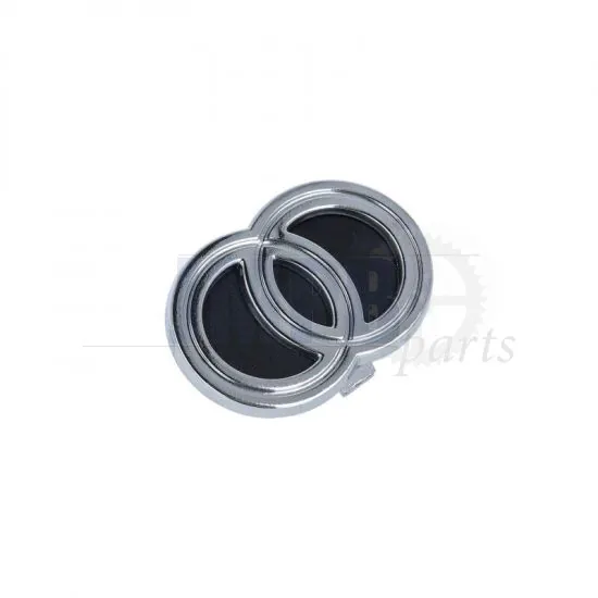 Logo Click emblem Gilera Black/Chrome