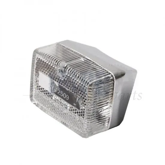 Taillight small Chrome Clear Glass Puch Maxi