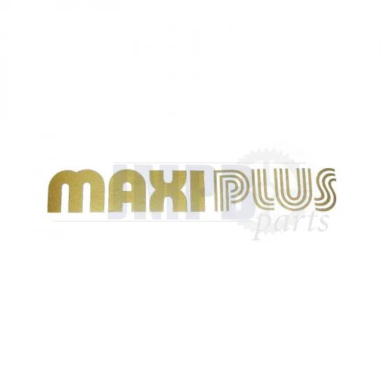 Sticker Maxi PLUS Gold