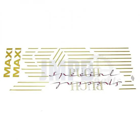 Stickerset Puch Maxi Special Gold