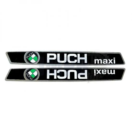 Tank transfer set Puch Maxi Classic Black/Chrome