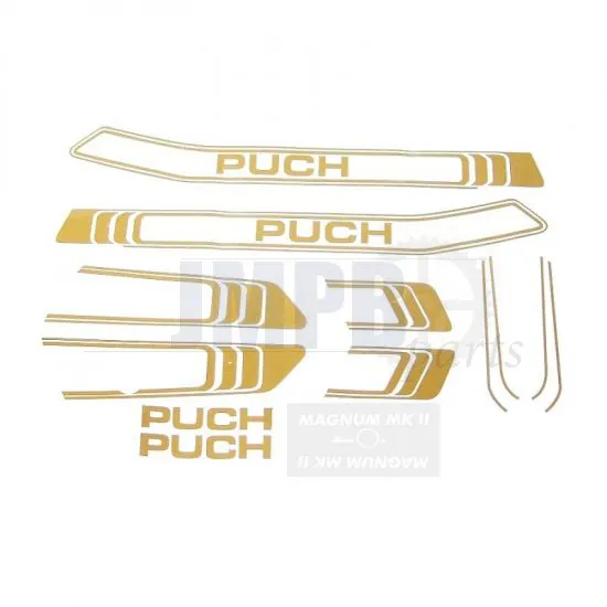 Sticker set Puch Magnum MKII Gold