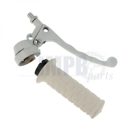 Brake handle Right White Tomos A3/A35