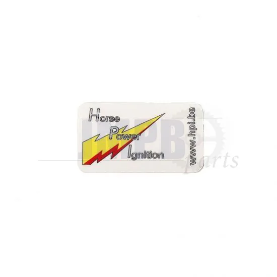 Sticker HPI Transparent 50X28MM