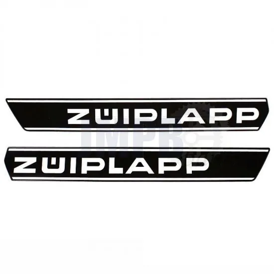 Tank stickers "Zuiplapp" Black/White 517
