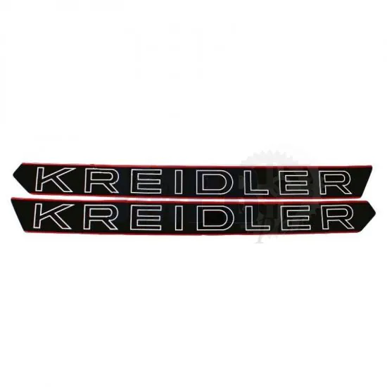 Tank stickers Kreidler Special Black/Red