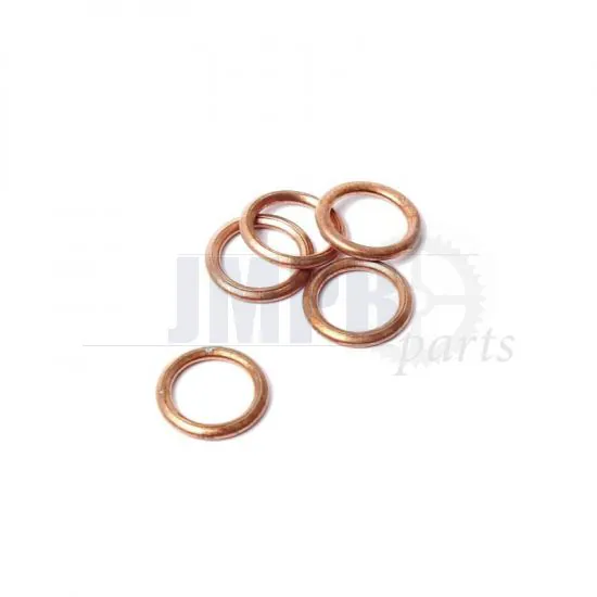 Copper ring filled 8X12X1.5MM Din 7603C