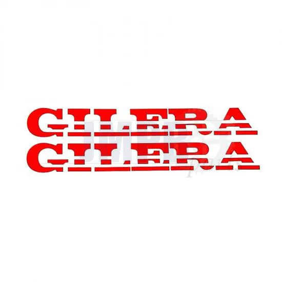 Sticker set Turbo Gilera Red