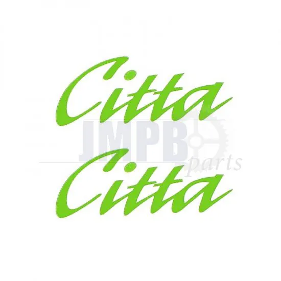 Sticker set Citta Word Green