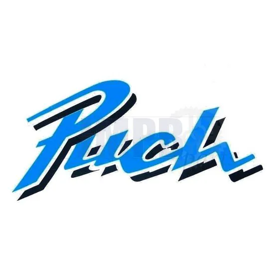 Sticker Puch Blue/Black