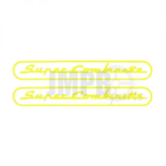Sticker Zundapp Super Combinette 2 Pieces
