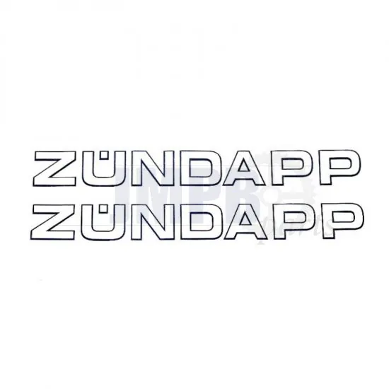 Stickerset Zundapp 2 pieces 270MM