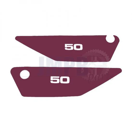 Side panel Stickerset Yamaha FS1 1J5 Purple