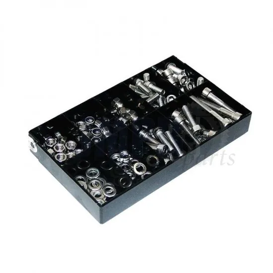 Assortiment set Bolts/Nuts Allen M6 SS - 150 Pieces