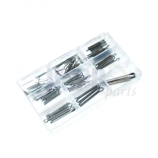 Assortiment set Splitpins SS Din 94 - 165 Pieces 