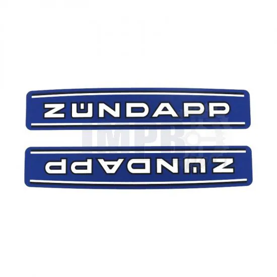 Tank stickers Zundapp 529 Short Track Blue
