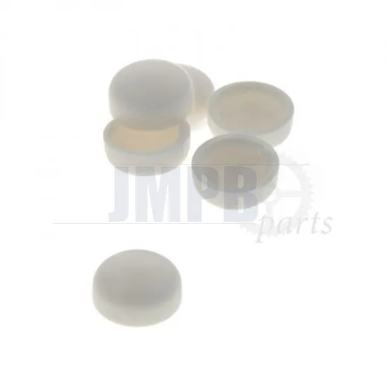 Cap for License plate White A Piece