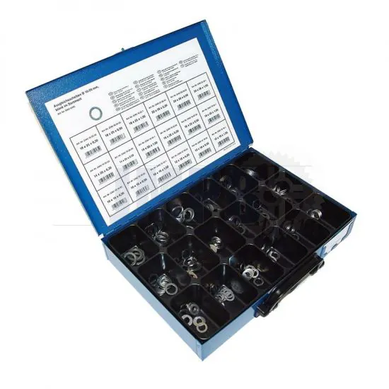 Assortment set Shims 10>20MM Din 988 - 360 Pieces 