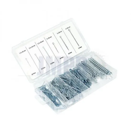 Assortment set Splitpins - 300 Pieces