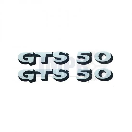 Stickerset Zundapp GTS 50 Black/Grey