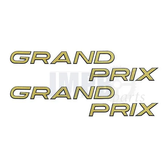 Stickerset Kreidler Grand Prix Gold 135X30MM