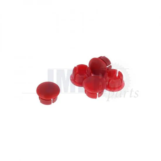 Plastic cap for Handlebar plate Kreidler Red