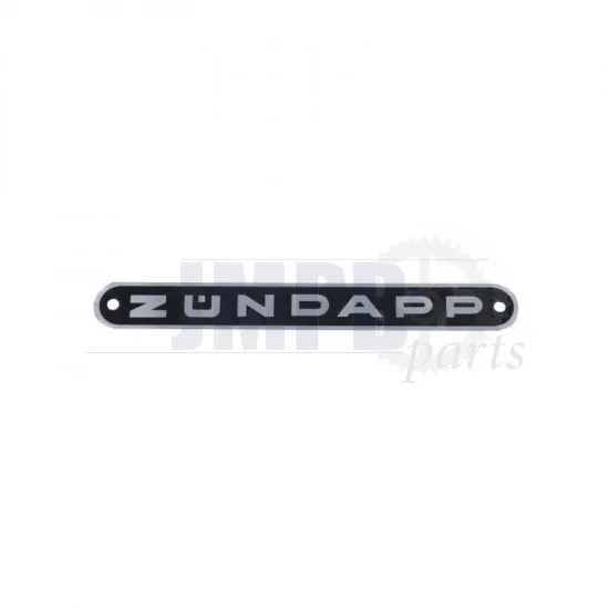Emblem Zundapp Aluminum Black