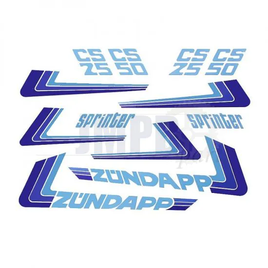 Stickerset Zundapp Sprinter - White Version